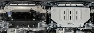 Ford F150 Skid Plate - Rival 4x4 - Aluminum Radiator - `15-`27